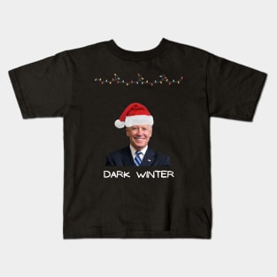 Dark Winter Joe Biden Christmas Kids T-Shirt